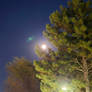 Moonlit Street Light