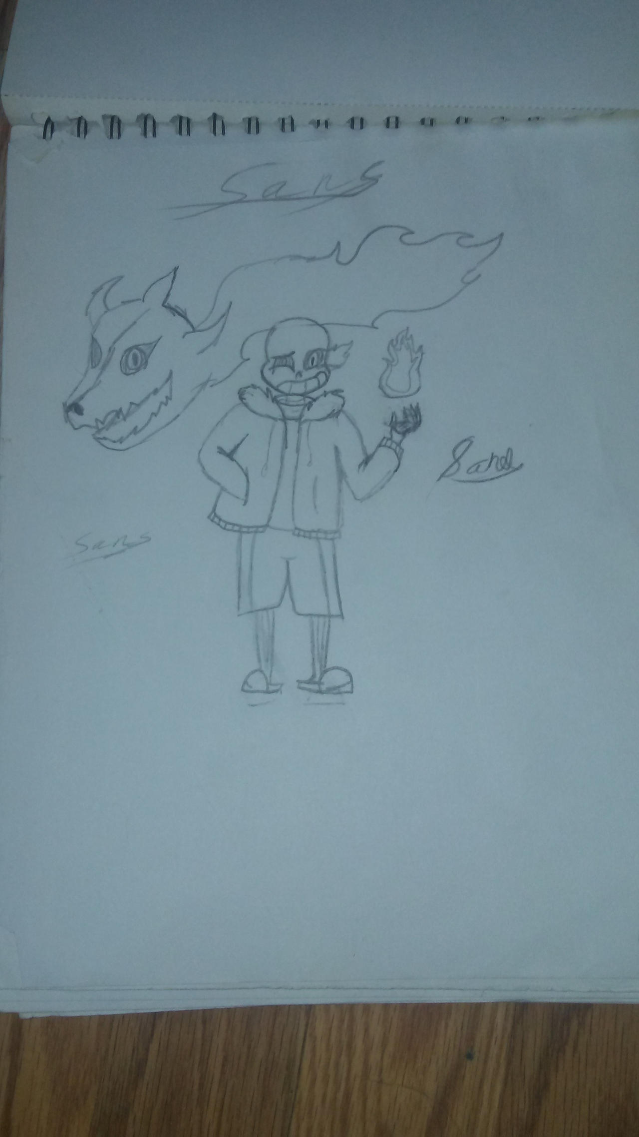 Undertale First Picture First undertale drawing by warriorfoxs on DeviantArt