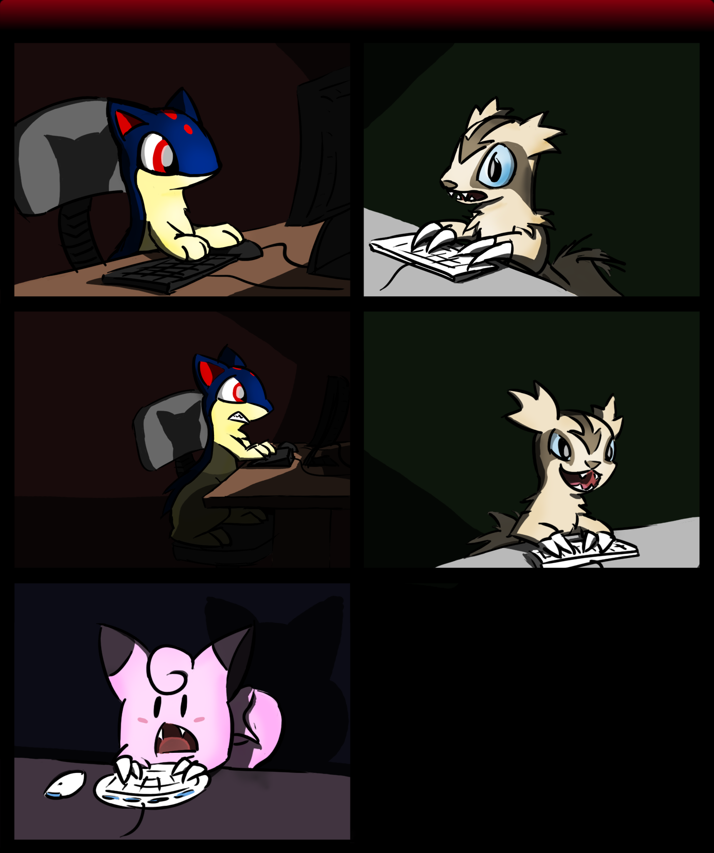 Various Pokemon Computing by hlavco on DeviantArt