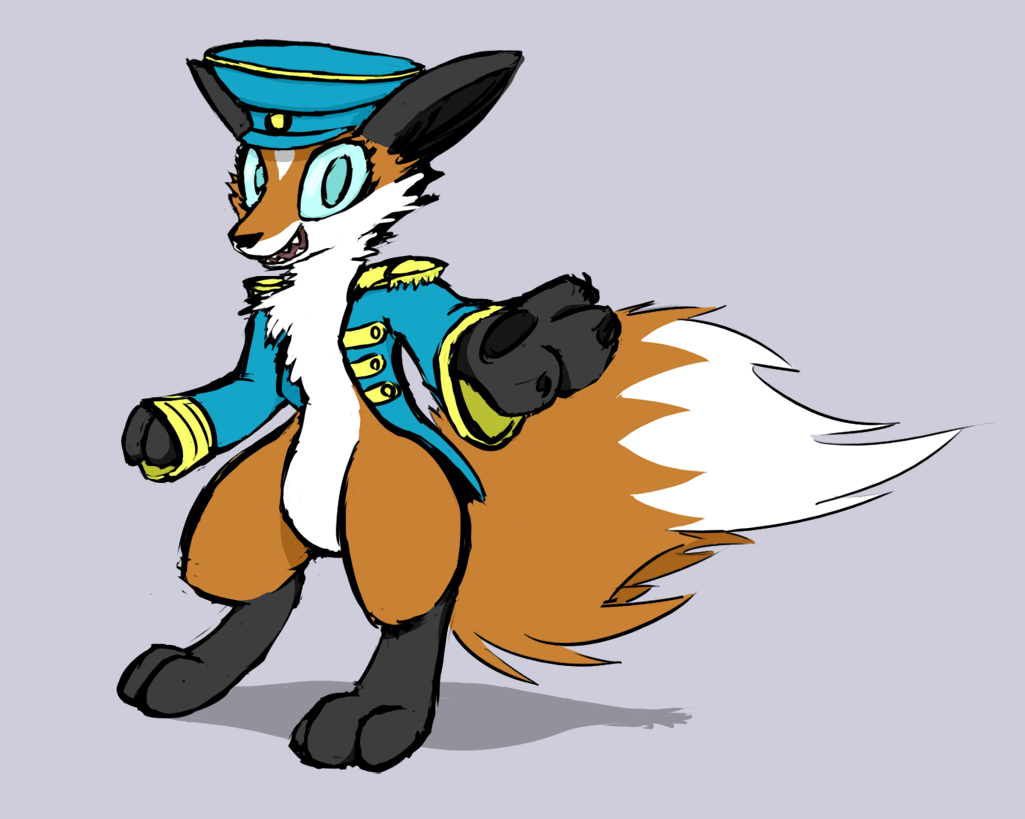 Daily Draw Leftovers: Costumed Fox