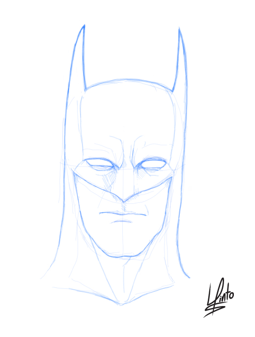 Batman Sketch by lupinto on DeviantArt