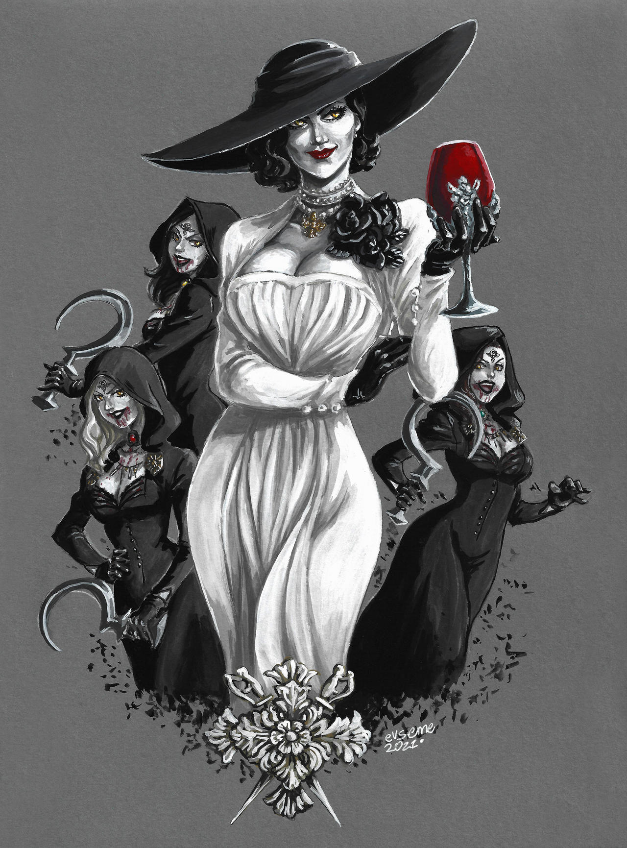 Lady Dimitrescu Resident Evil Village By Evs eme On DeviantArt lady-dimitrescu-resident-evil-village-by-evs-eme-on-deviantart