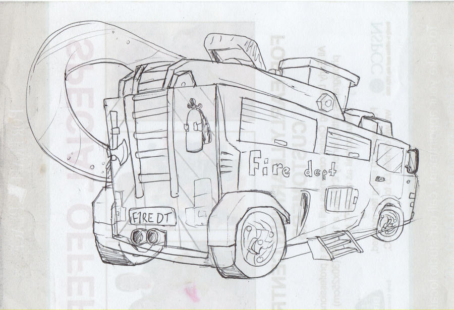 Fire engine by dottlee4 on DeviantArt