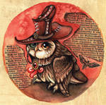 Steampunk Owl by kiriOkami