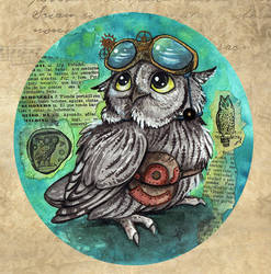 Steampunk Owl 2