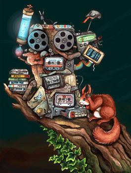 Music squirrel Animation