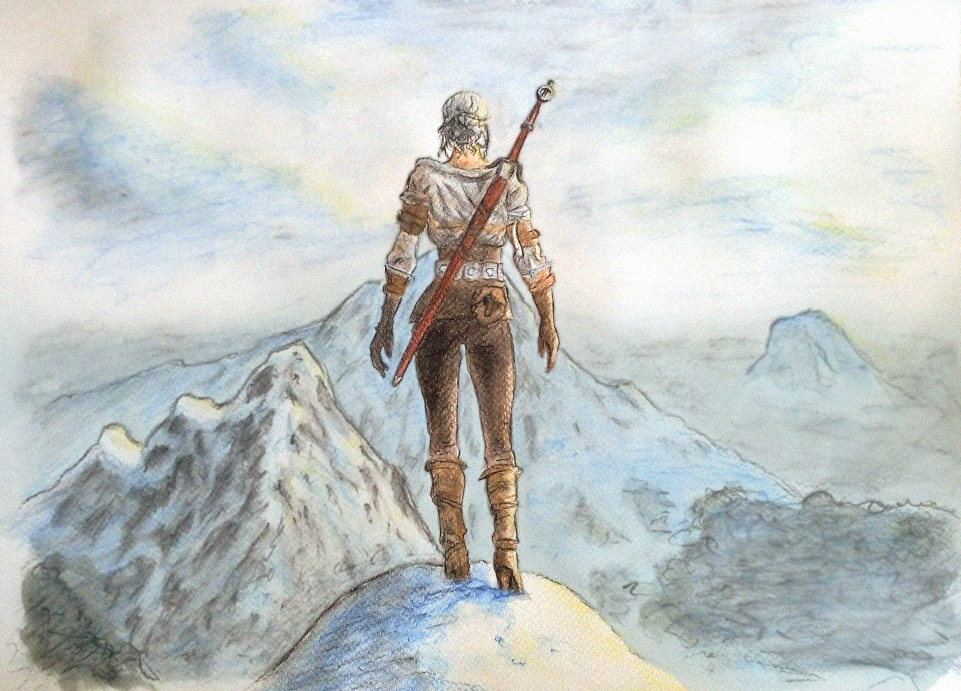 Ciri and Ard Skellig Mountains - Gabriel