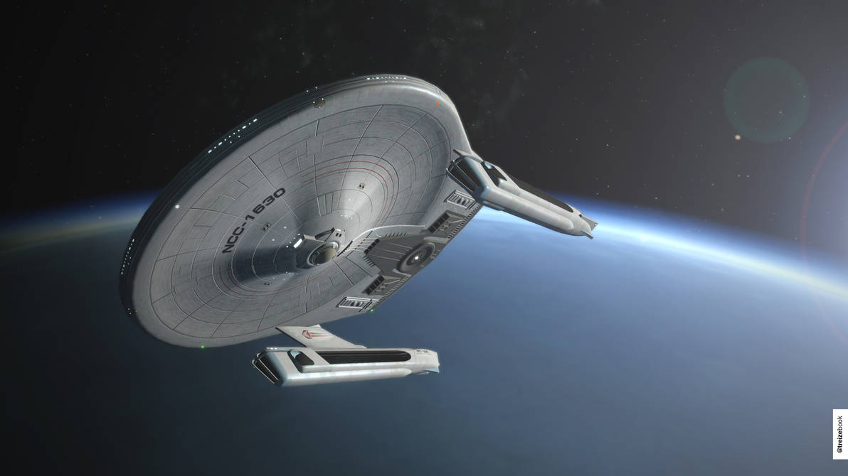 Miranda Class Star Trek Online - Miranda class by Treizebook on DeviantArt