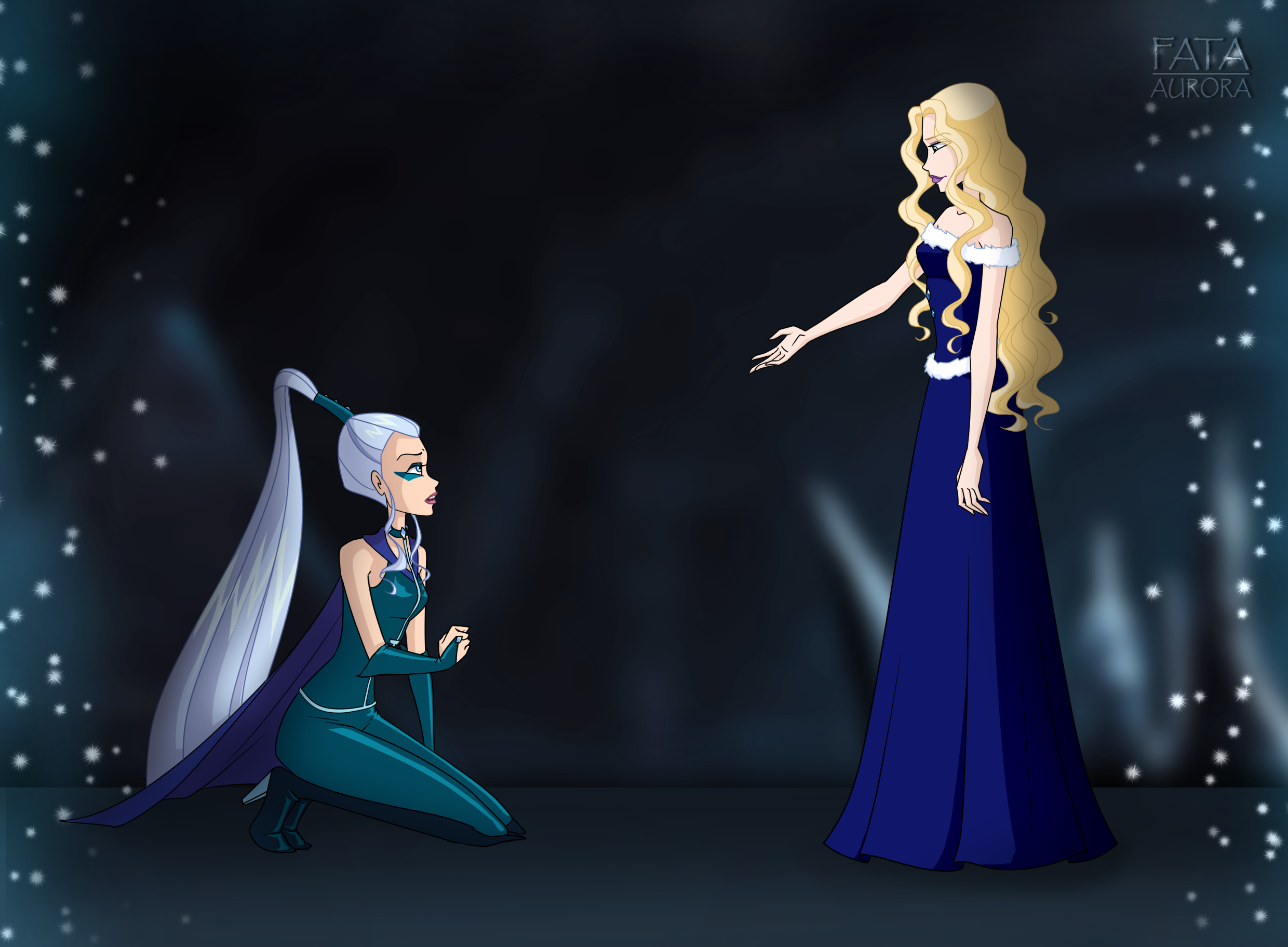 Aurora vs. Icy by FataAurora on DeviantArt