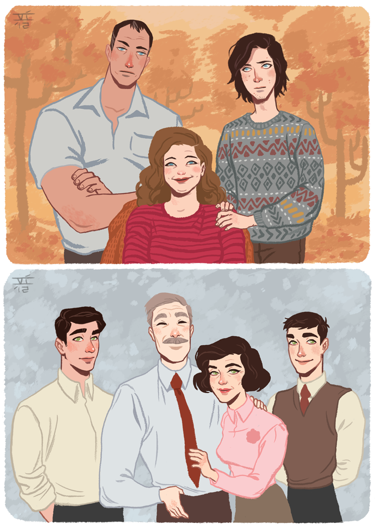 Family Deviantart Family Portraits by vidraws on DeviantArt