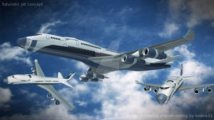 Futuristic aircraft concept