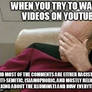 Captain Picard Face Palms At Youtube Comments