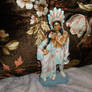 Native American Couple statue