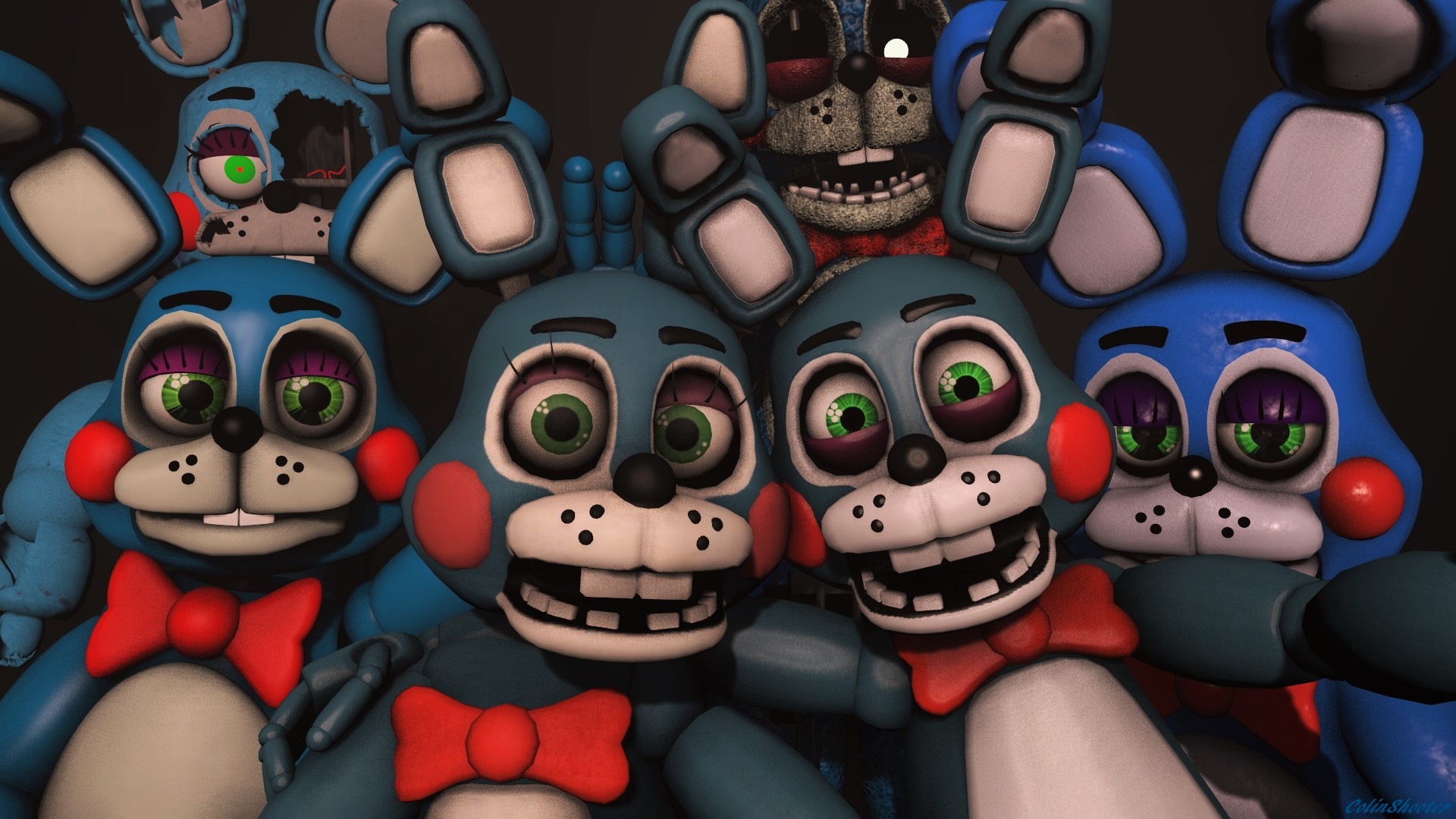 The Many faces of Toy Bonnie