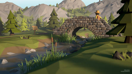 Hiking trip (LowPoly) by pat2494