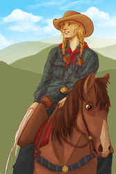 Flint Hills cowgirl