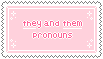 they // them pronouns stamp .