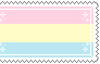 pansexual pastel stamp .