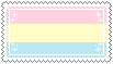pansexual pastel stamp .