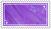 purple sparkles stamp .