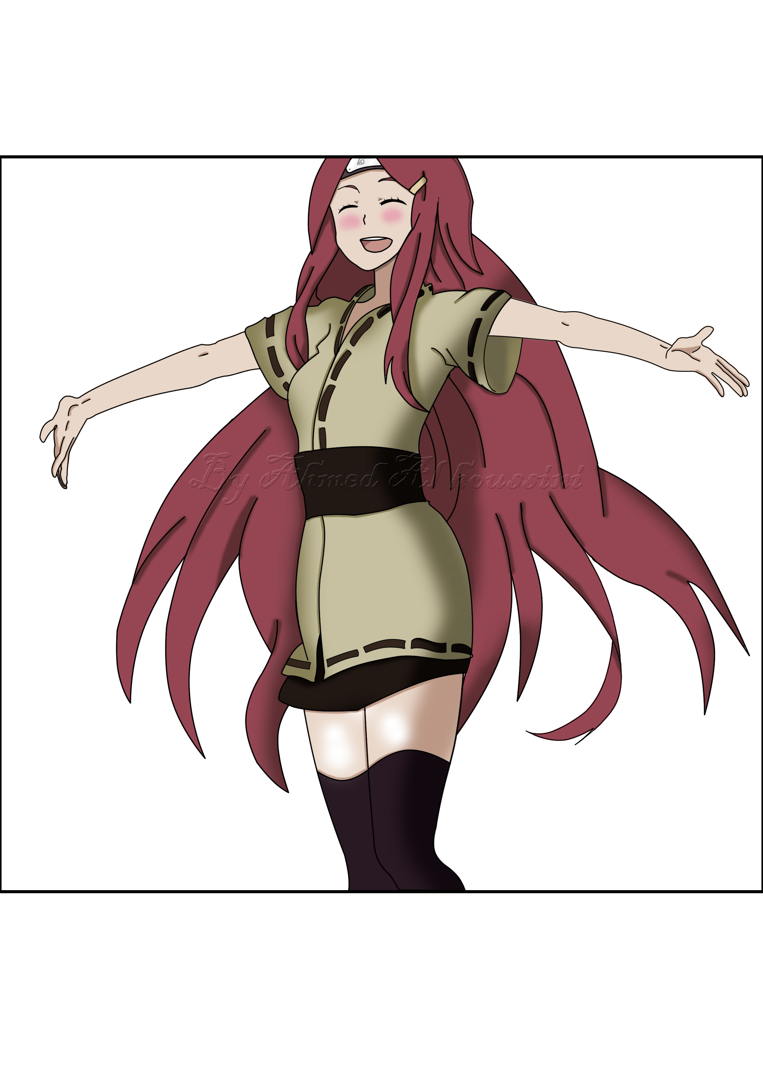 Kushina Uzumaki is happy