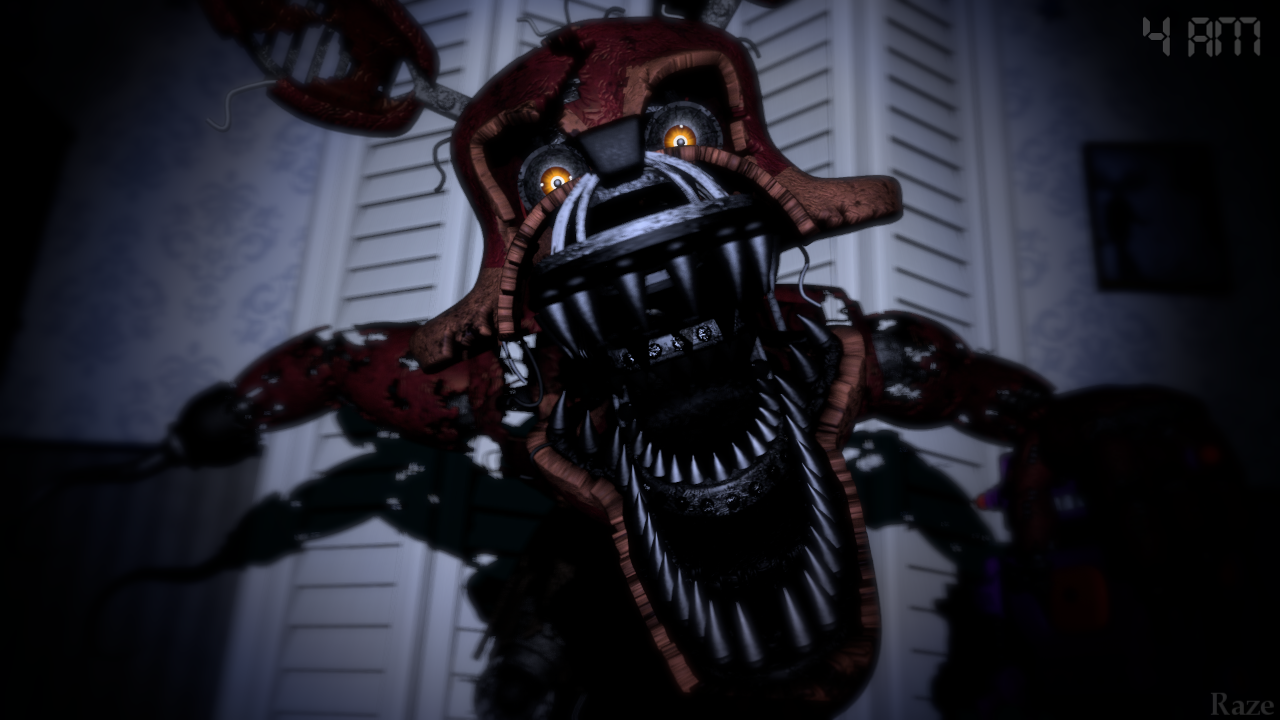 Sfm Fnaf 4) Nightmare foxy Jumpscare by xXMrTrapXx on DeviantArt