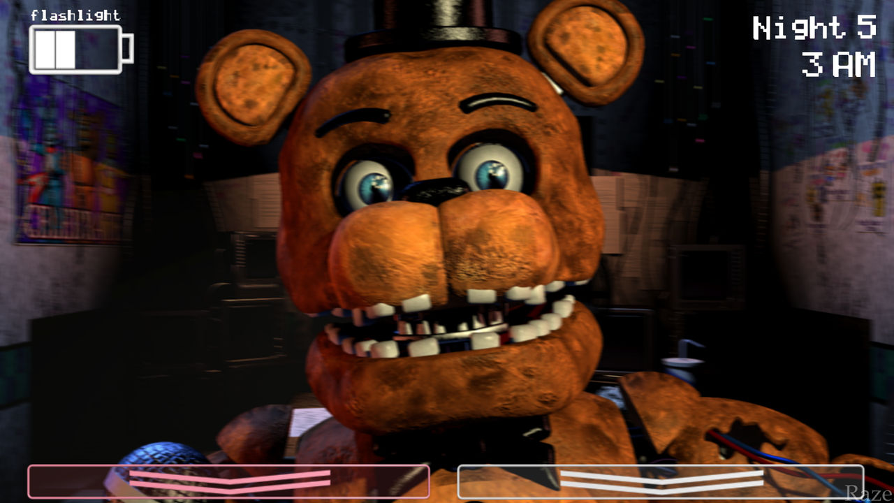 SFM ) Withered Freddy jumpscare remake ( with proofs )