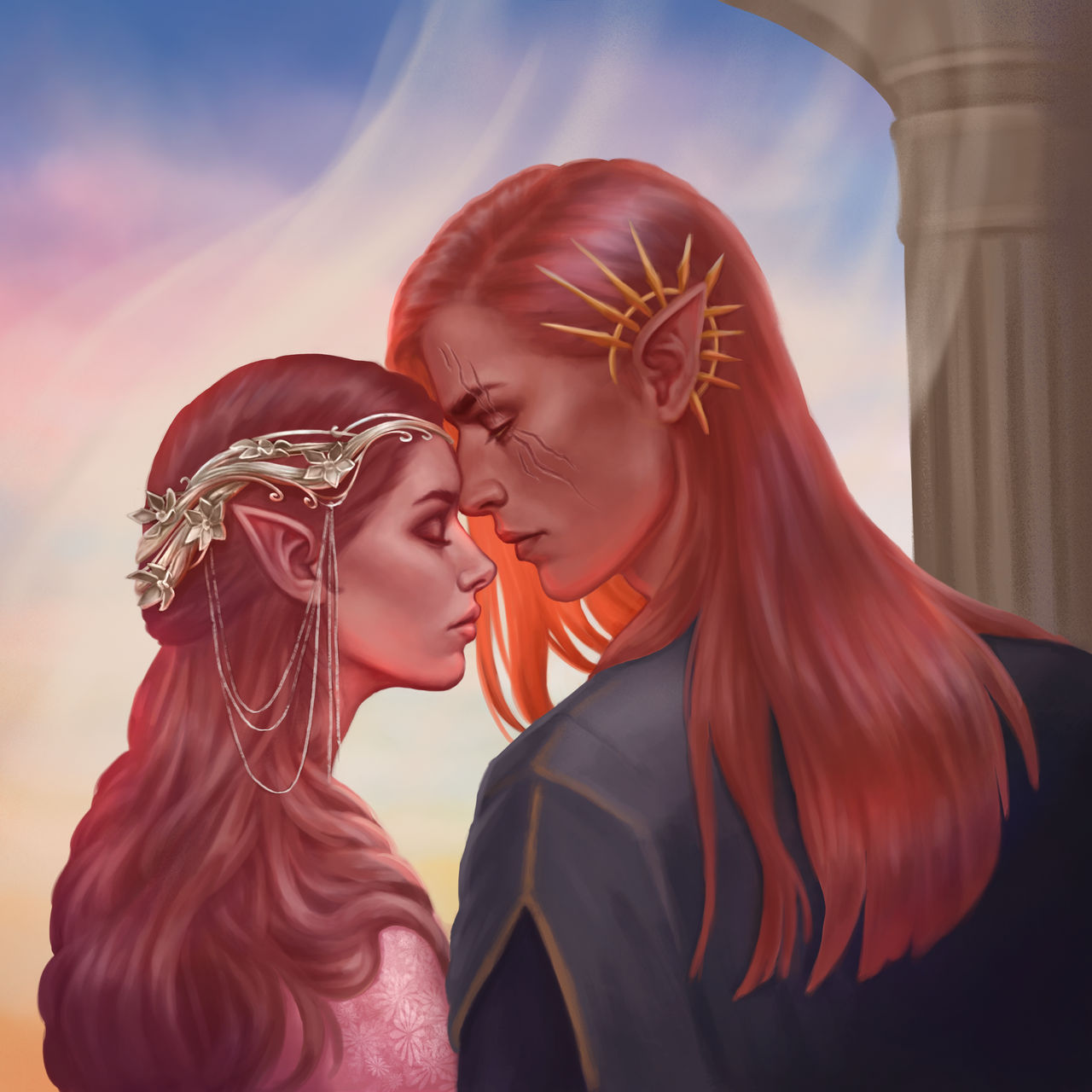 Luxien Elain and Lucien by TrashedBarbie on DeviantArt