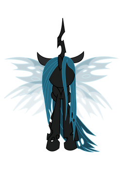 MLP Queen Changeling Crystalis Vector WIP