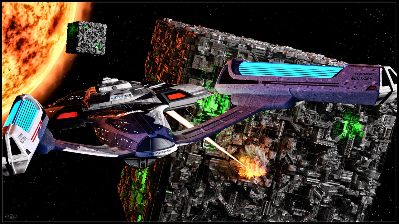 Engaging the Borg by RobF4 on DeviantArt