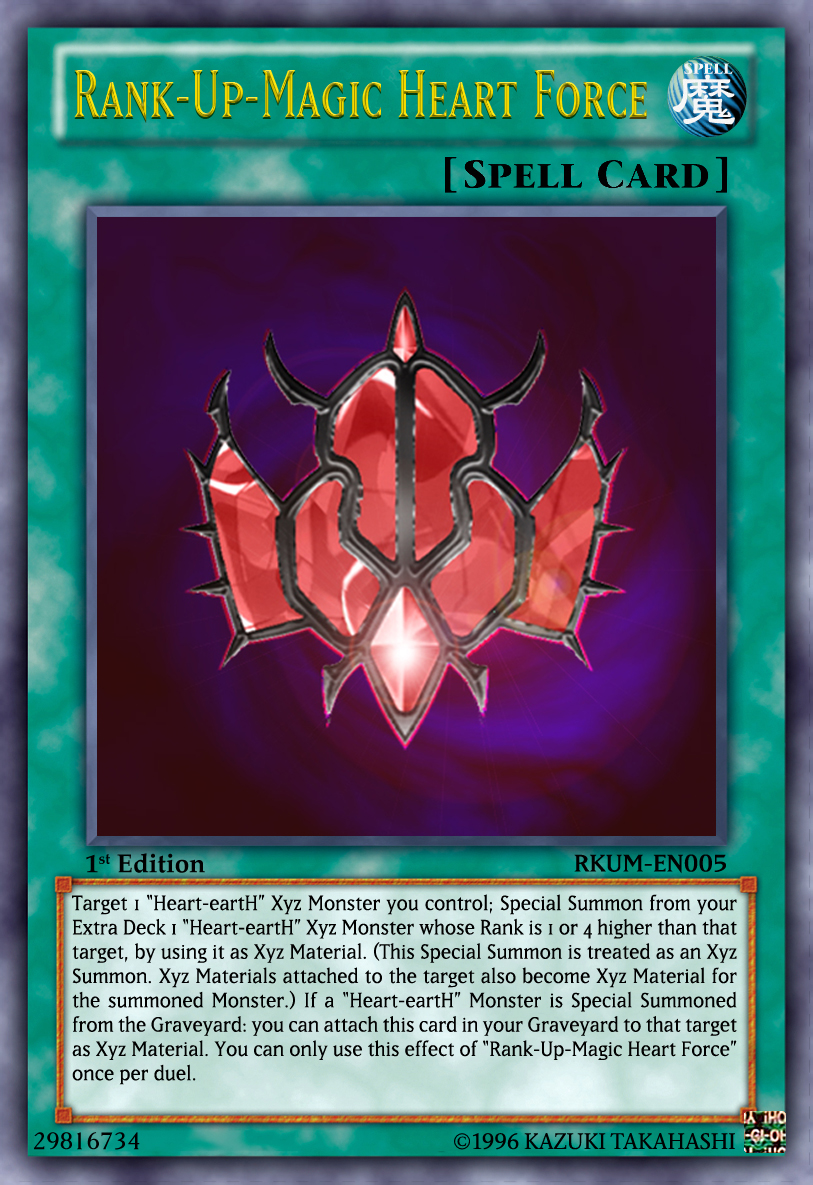 yugioh rank up magic cards Rank-Up-Magic Raid Force Listed cards may have imperfections. Rank-Up-Magic Heart Force (Card) by