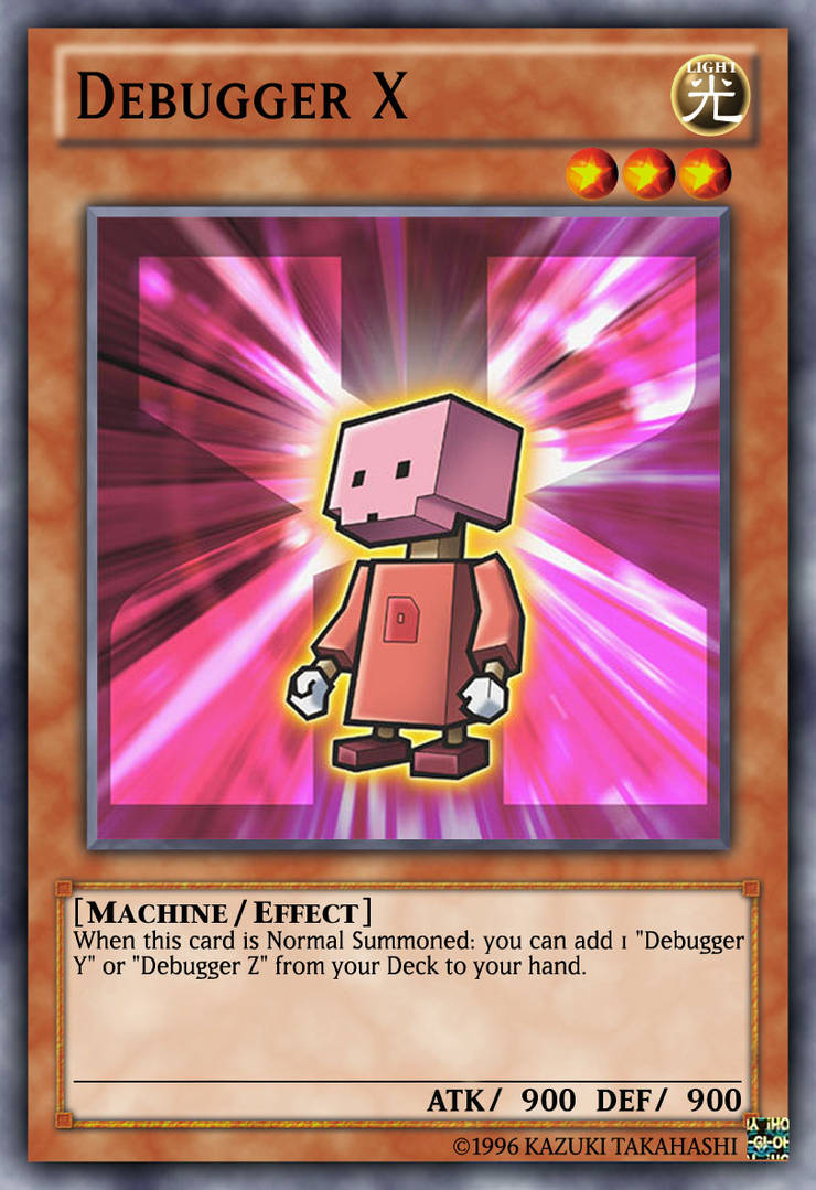 Debugger X by GenmaNoOu on DeviantArt