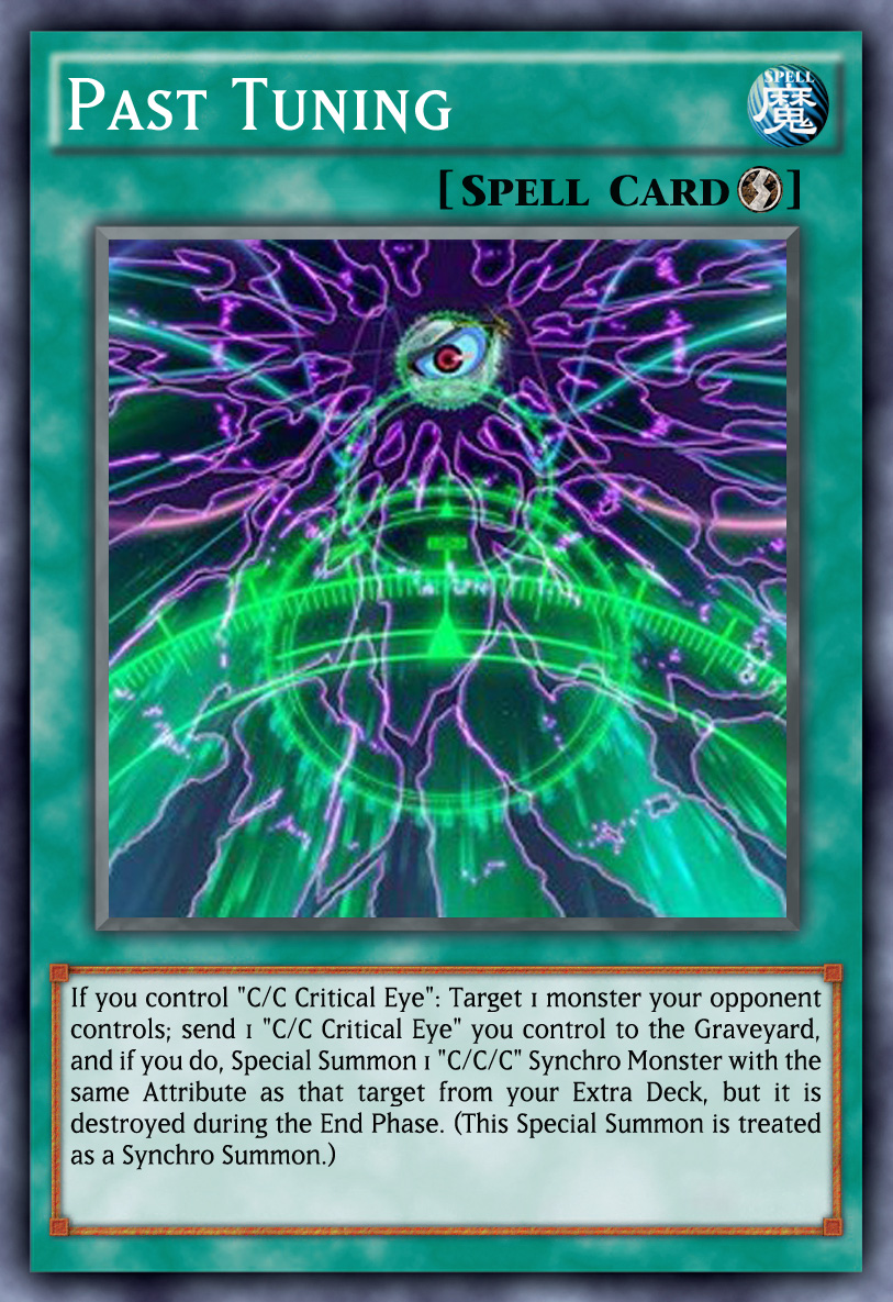 tuning yugioh card - Magician BOSH-EN001 1st Edition Super Rare Past Tuning by GenmaNoOu on