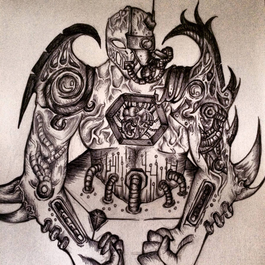 Alienoid Deviantart Cyborg biomecanical alienoid by littlequirkything on DeviantArt