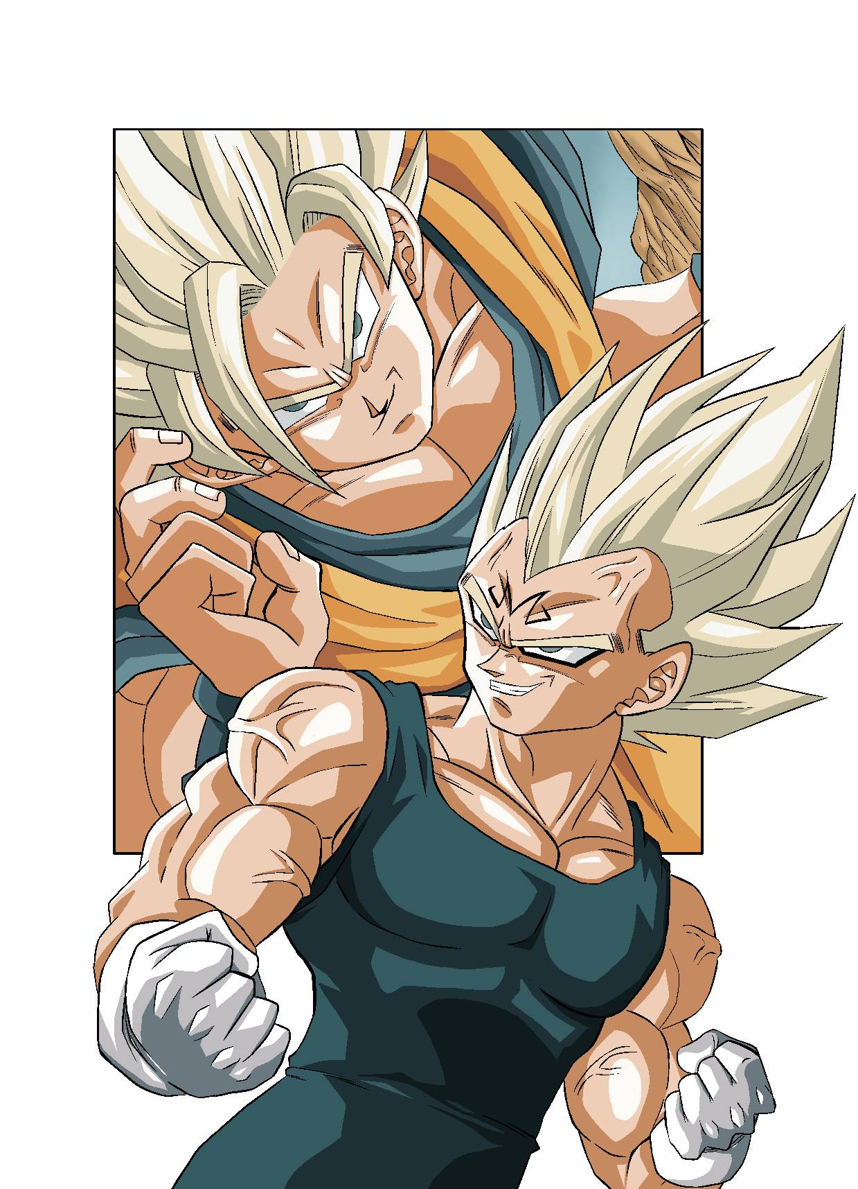 Goku vs Vegeta by TheOneNimbus on DeviantArt