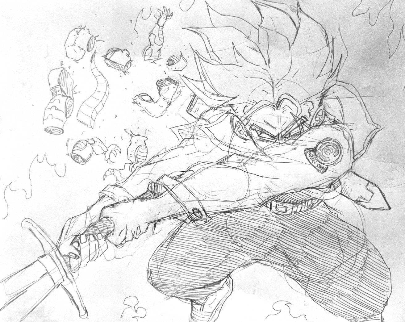 Goku vs Vegeta by TheOneNimbus on DeviantArt