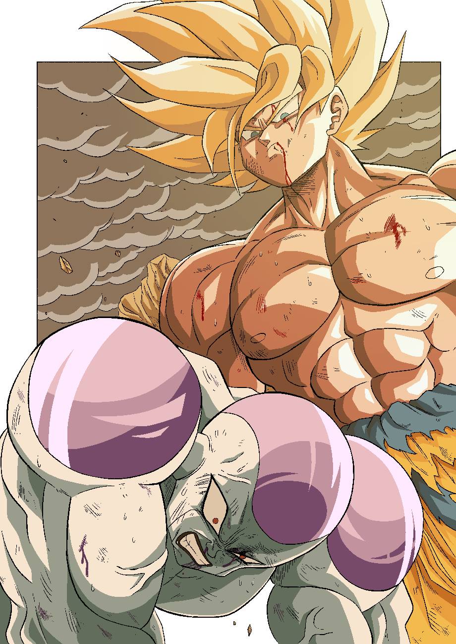 Goku vs Freeza by ZehB on DeviantArt