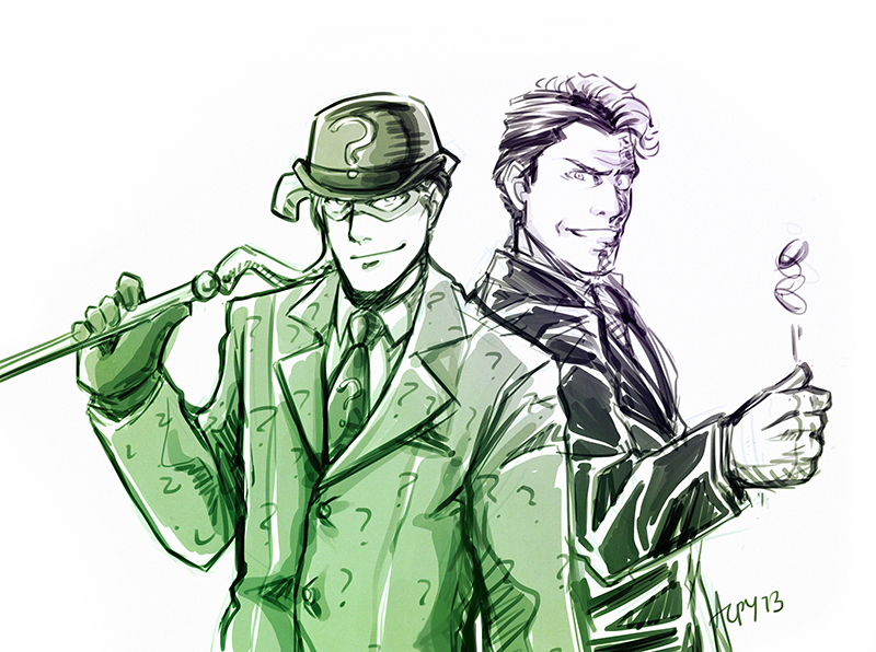 Riddler and Two-Face