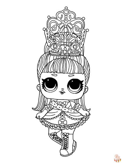 Die besten Ausmalbilder LOL Surprise zum Ausdrucke by ausmalbildergb on