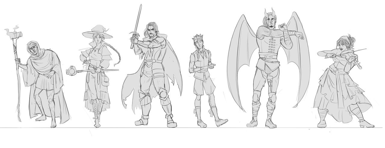Decatur Character Designs Character design practice by Summitillustration on DeviantArt
