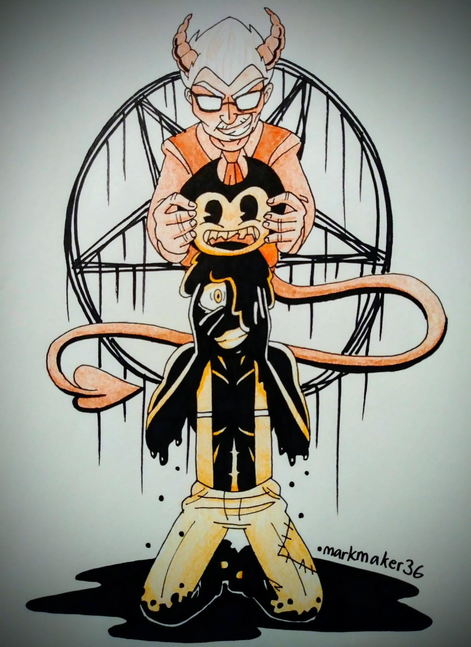 BATIM Inktober 5-6 by MarkMaker36 on DeviantArt