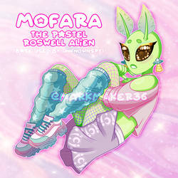 Mofara the Pastel Roswell Alien Girl