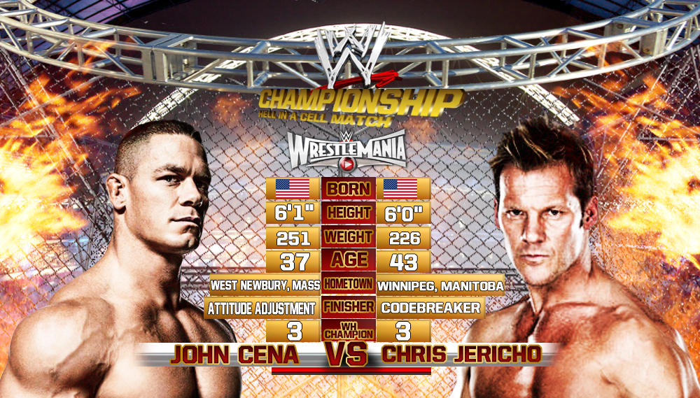 WWE WM 31 Custom Tale Of The Tape Match Card by Mohamed-Samir on DeviantArt