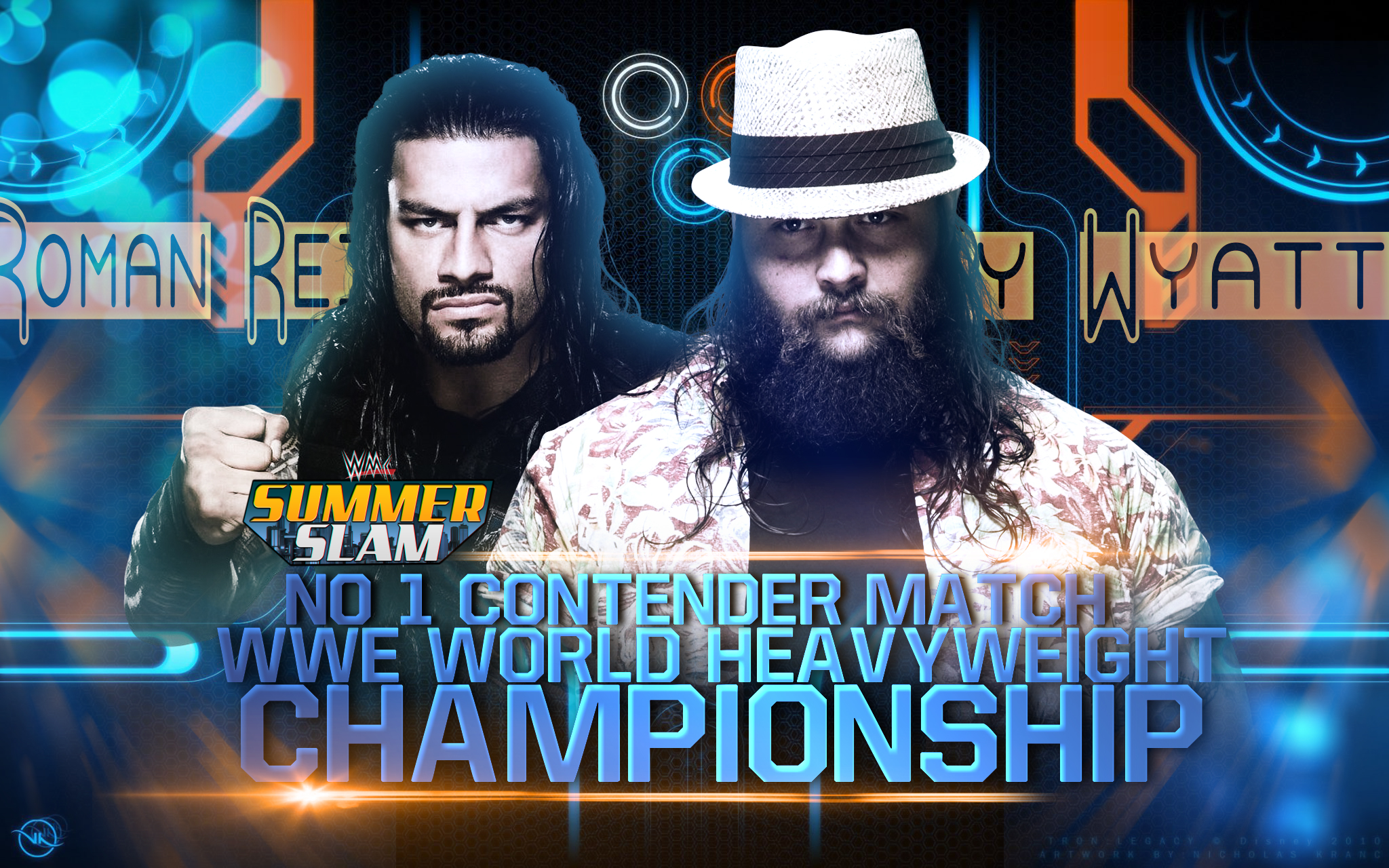 WMC SummerSlam Custom Match Card