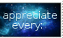 Appreciation Stamp [Space]