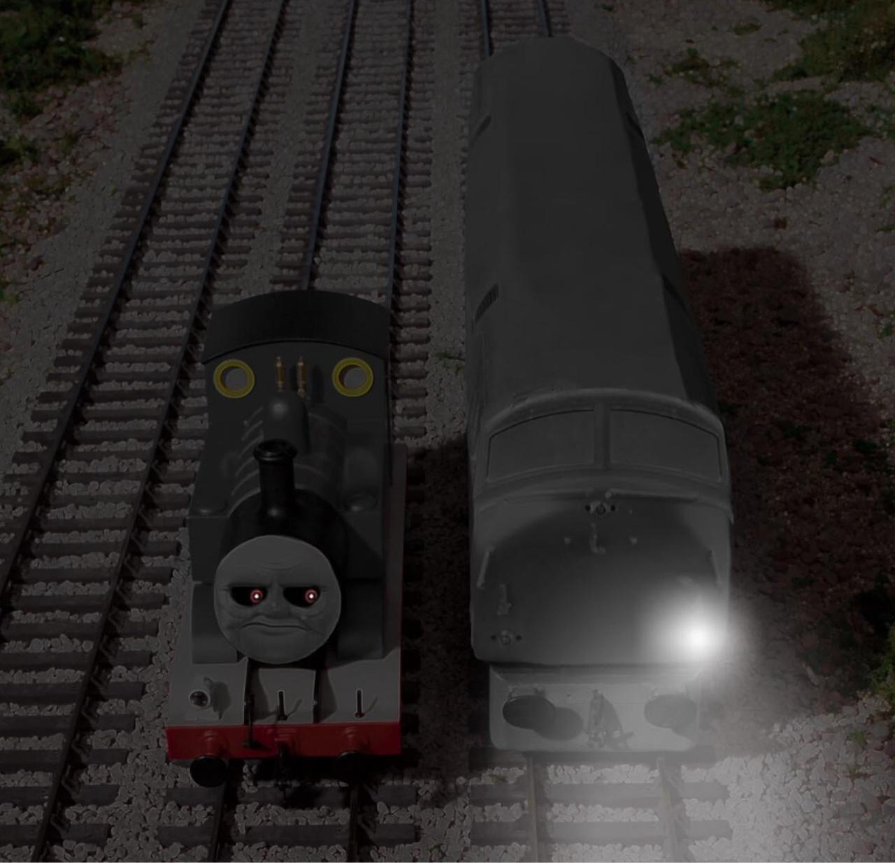 Demon Timothy Timothy and The Ghost Diesel by Batrain on DeviantArt