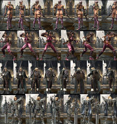 Soul Calibur 4 character reference screenshots