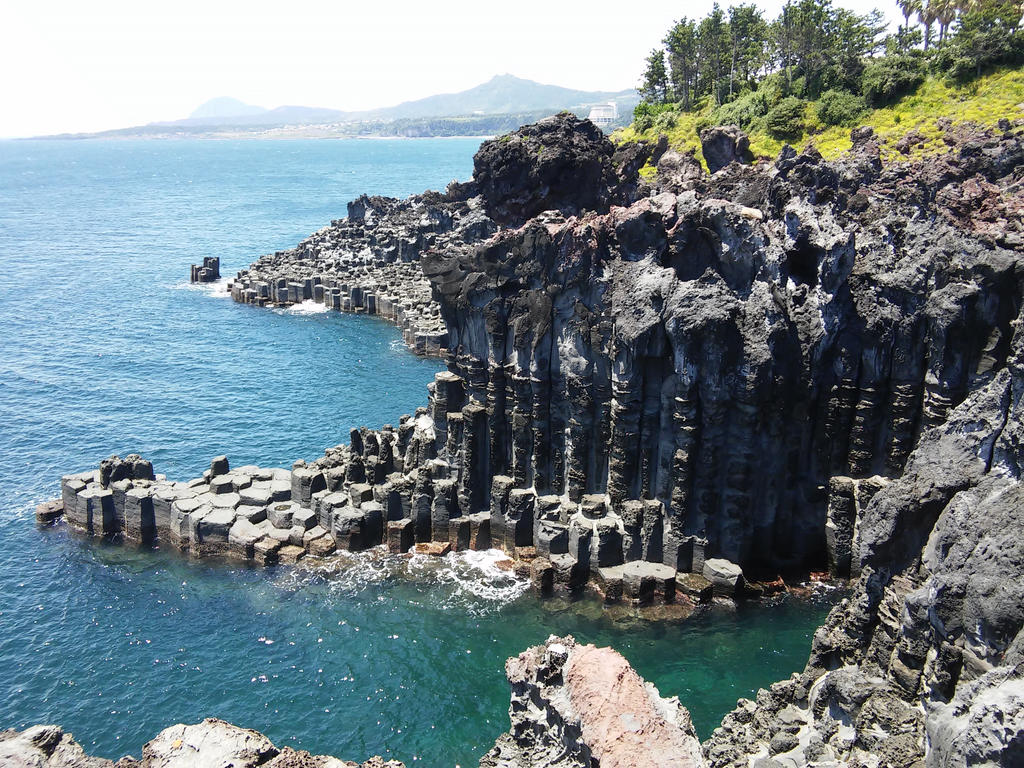 Columnar Deviantart Jusangjeolli in Jeju Island (Columnar jointing) by link7240 on DeviantArt