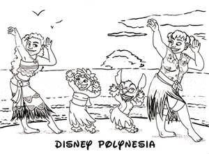 Disney Polynesia - coloring page