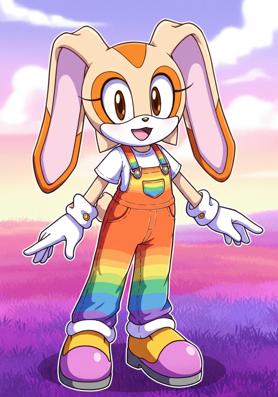 Time Rabbit Cream Cream the rabbit in overalls 11 by nickisfun on DeviantArt